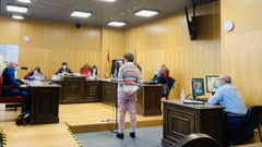 La acusada, durante la �ltima sesi�n del juicio por la muerte de un interno que estaba a su cuidado tras una ca�da accidental 