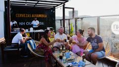 Cena en la terraza del hotel NH