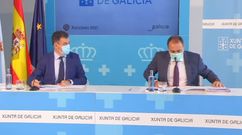 Comparecencia de los conselleiros de Sanidade y Educaci�n tras el comit� cl�nico