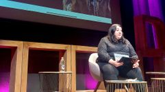 La periodista Rebeca Yanke, en el foro As mulleres que opinan son perigosas.