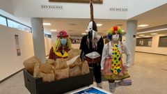 La Pita visit� el CHUO este martes de entroido