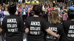 Manifestaci�n en Arteixo para exigir la vacuna de la meningitis