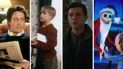 Fotogramas de �Love�Actually�, �Solo en casa�, �Spider-man: No Way Home� y �Pesadilla antes de Navidad�