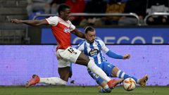 H�ctor Hern�ndez, en el �ltimo Deportivo-Racing de Santander