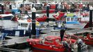 Barcos en el puerto de Cambados, donde est�n dispuestos a dar la batalla contra la nueva normativa.