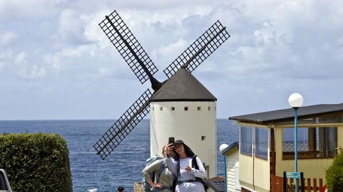 El molino de Oia se construy ya con un fin habitacional.