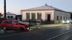 El accidente tuvo lugar en el barrio de O Vilar, en la parroquia de Pol. 