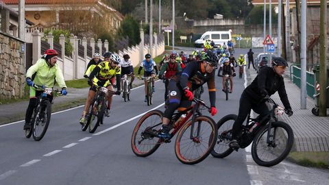Ruta BTT de Nadal en Ribeira