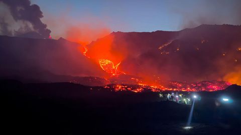 Erupciones en el monte Etna, en Catania
