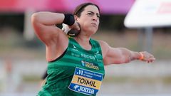 La mugardesa Bel�n Toimil, durante su participaci�n en el Campeonato de Espa�a