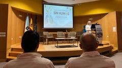 Presentaci�n del Plan integral de tabaquismo del �rea sanitaria de Pontevedra y O Saln�s, este viernes, en el Hospital Montecelo