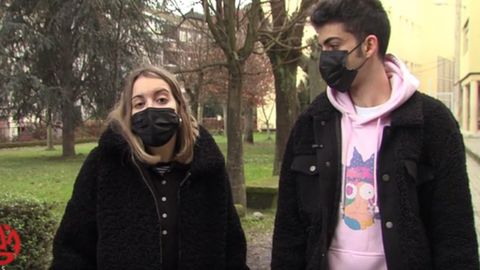 Alba y Rafa son dos alumnos del IES Blanco Amor de Ourense que protagonizan el v�deo que muestra el centro a los alumnos y familias interesados en matricularse