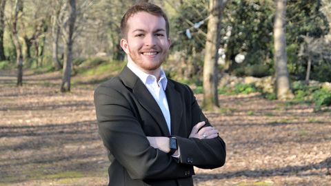 Anxo N��ez, portavoz del BNG de Outes.