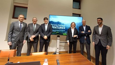 Presentaci�n de Para�so Natural Ventures, un veh�culo de inversi�n por el que se podr�n financiar proyectos innovadores ligados al medio rural, promovido por Grupo Central Lechera Asturiana, la Fundaci�n Caja Rural y SRP, en Gij�n.