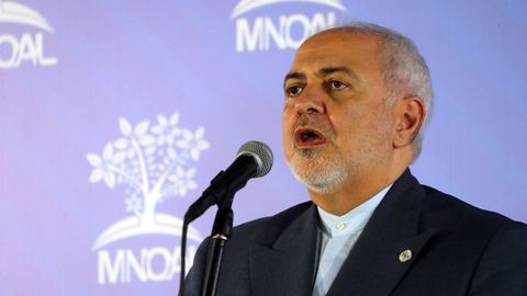 El ministro de Relaciones Exteriores de Irn, Mohammad Yavad Zarif