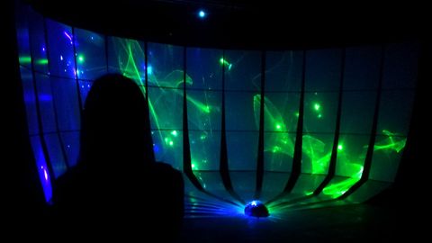 La instalaci�n 'N�bula', de Murcof y Jimmy Lakatos