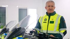 Francisco Javier Lpez Dopico fue el primer teniente jefe del destacamento de la Guardia Civil de Trfico de Ferrol y ahora ser el primer capitn