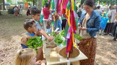 Los peque�os vendieron, entre otros art�culos, frutos de su huerto ecol�gico