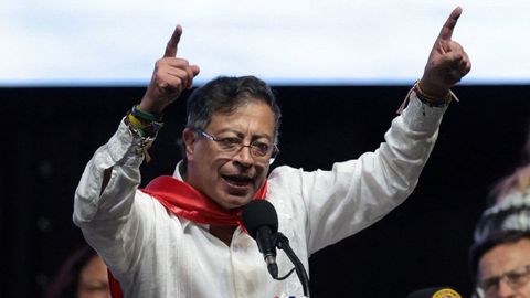 El presidente de Colombia, Gustavo Petro