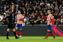 �ngel Correa.�ngel Correa, delantero del Atl�tico de Madrid, es expulsado en el Bernab�u