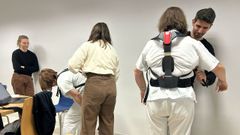 Pruebas del exoesqueleto