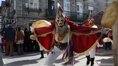 El domingo corredoiro es especial porque las pantallas salen por primera vez en el entroido de Xinzo de Limia.