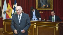 Jos� Pedrouzo Bardelas, en una imagen del 2015, cuando tom� posesi�n de su acta como concejal del Concello de Ferrol.