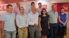 Antonio Trev�n y Adriana Lastra, con los alcaldes del suroccidente.Antonio Trev�n y Adriana Lastra, con los alcaldes del suroccidente