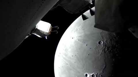 As� es la Tierra vista desde la cara oculta de la Luna