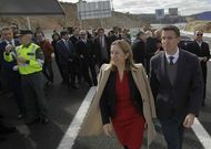 Imagen del pasado mes de marzo, cuando la ministra inaugur� la tercera ronda. 