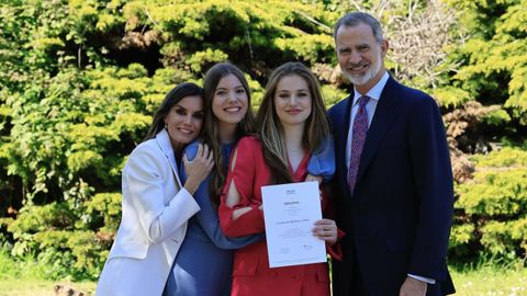 Graduación de la Princesa de Asturias en mayo del 2023