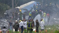 El accidente de avi�n de Cuba, en im�genes