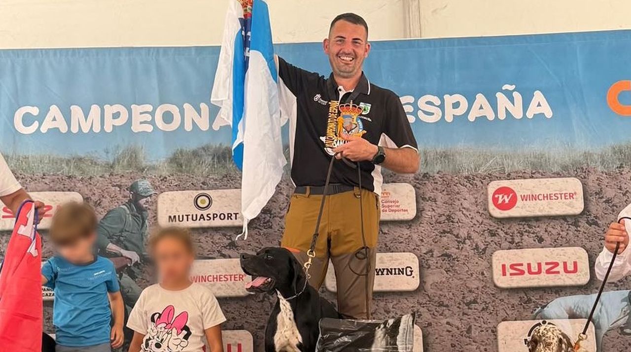 Un fisterrán que caza desde los doce años se clasifica para el campeonato mundial de San Huberto