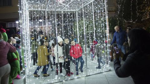 Encendido de luces en Vimianzo, en el 2019