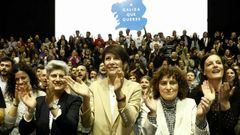 Ana Pont�n, en el cierre de campa�a en Santiago