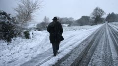 Nieve en Cambás, Aranga. 