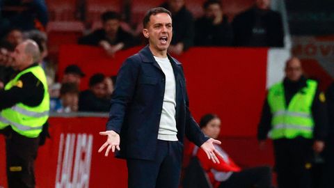 Borja Jim&eacute;nez, entrenador del Sporting