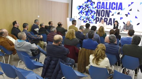 Reuni�n del PP de Ourense con sus portavoces en la oposici�n.