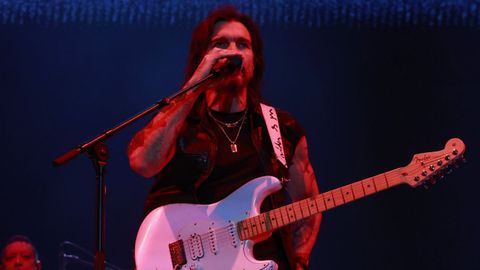 Juanes se mostr� contento de regresar a A Coru�a.