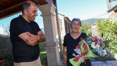 El alcalde de Poio, �ngel Moldes, felicit� personalmente a Mar�a Teresa Ar�s, Laura, por su 101 cumplea�os