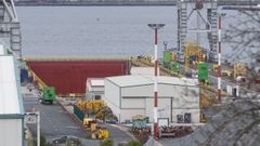 En la imagen, el dique 5 de Navantia Fene