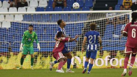 Imagen del encuentro del Teresa Herrera entre el Deportivo y el Real Madrid.