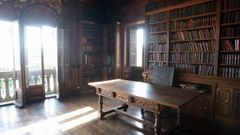 Biblioteca de Emilia Pardo Baz�n dentro de Meir�s