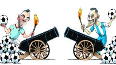 Lucas P�rez y Iago Aspas protagonistas del derbi gallego