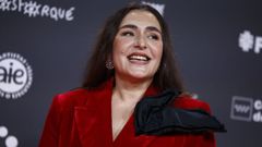 Candela Pe�a, el pasado diciembre, en los Premios Forqu�