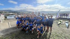 Los outienses celebraron el segundo puesto logrado en Pontenafonso.