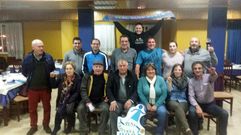 Algunos miembros de la pe�a,  el d�a de su fundaci�n