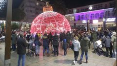 Mira aqu� las im�genes del encendido de las luces de Navidad de Ribeira