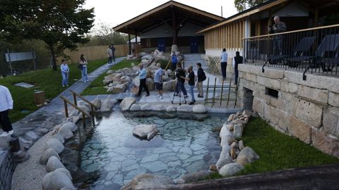 Las termas de A Chavasqueira, en Ourense, reabren tras su reconstrucción.