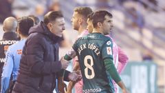 Crist�bal y �lex L�pez en una imagen en A Malata.